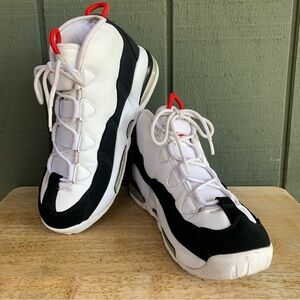 Nike Air Max Uptempo 95 Shoes 'White Red Black' CK0892-101 Men's Size 8.5